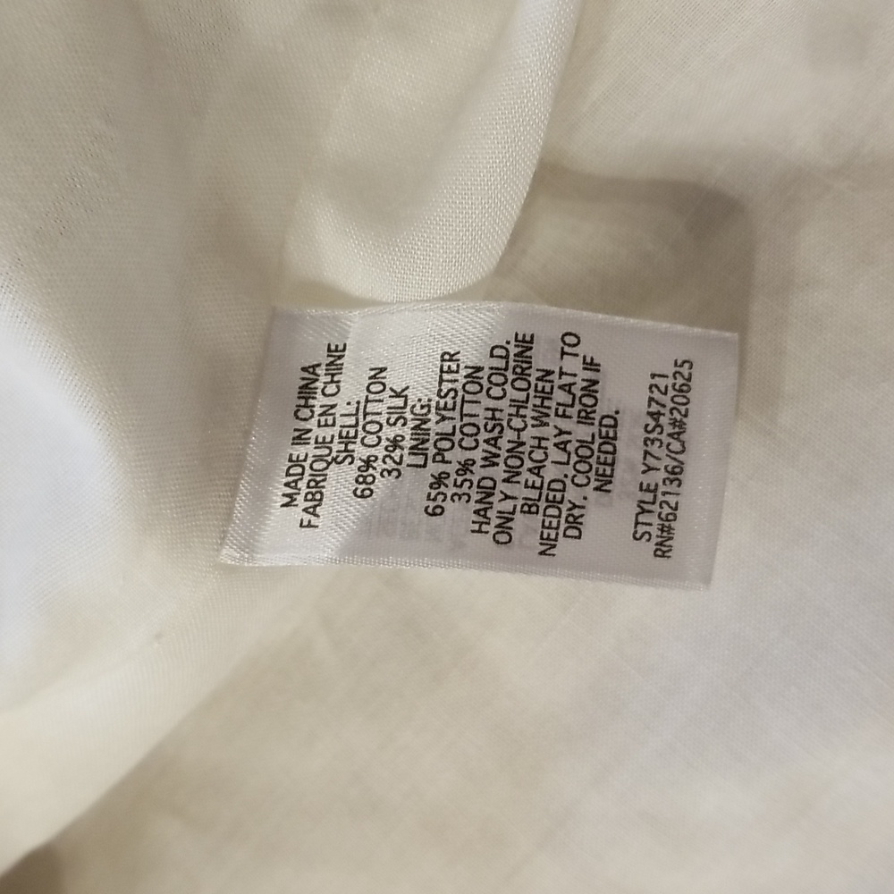 (1) Guess Los Angeles Authentic Brand Cotton Silk Shell Empire Waist Mini Dress - Picture 4 of 10